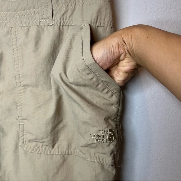 The North Face Women's Horizon II Pants Roll-Up Cuffs Relaxed Fit Beige Size 12 - Picture 3 of 16